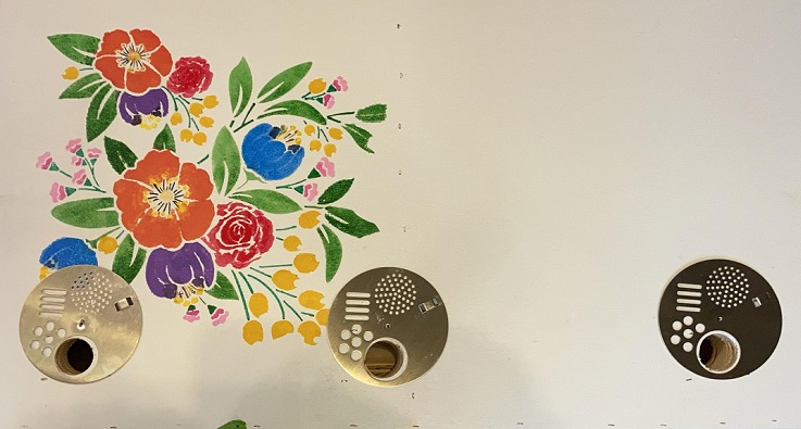 Decorating the hives…